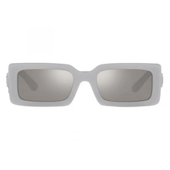 NEW DOLCE&GABBANA WOMEN SILVER SQUARE DG4416 3373/6G SUNGLASSES DG4416 33736G Dolce Gabbana DG4416 3373/6G Metallic Gray Rectangle Gray  main image 2